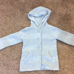 Baby Gap grey button-up sweater
